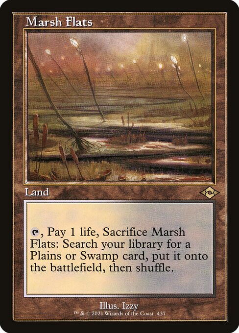 Marsh Flats (Retro Frame) (Foil Etched) (Modern Horizons 2) Near Mint Foil