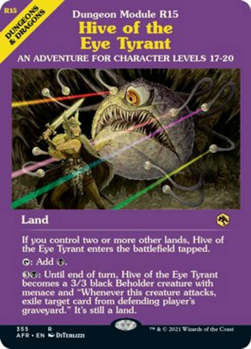 Hive of the Eye Tyrant (Showcase) (Adventures in the Forgotten Realms) Near Mint