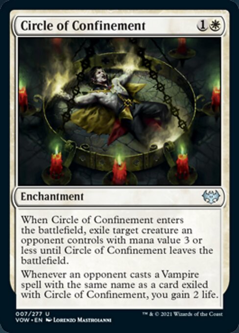 Circle of Confinement (Innistrad: Crimson Vow) Near Mint Foil