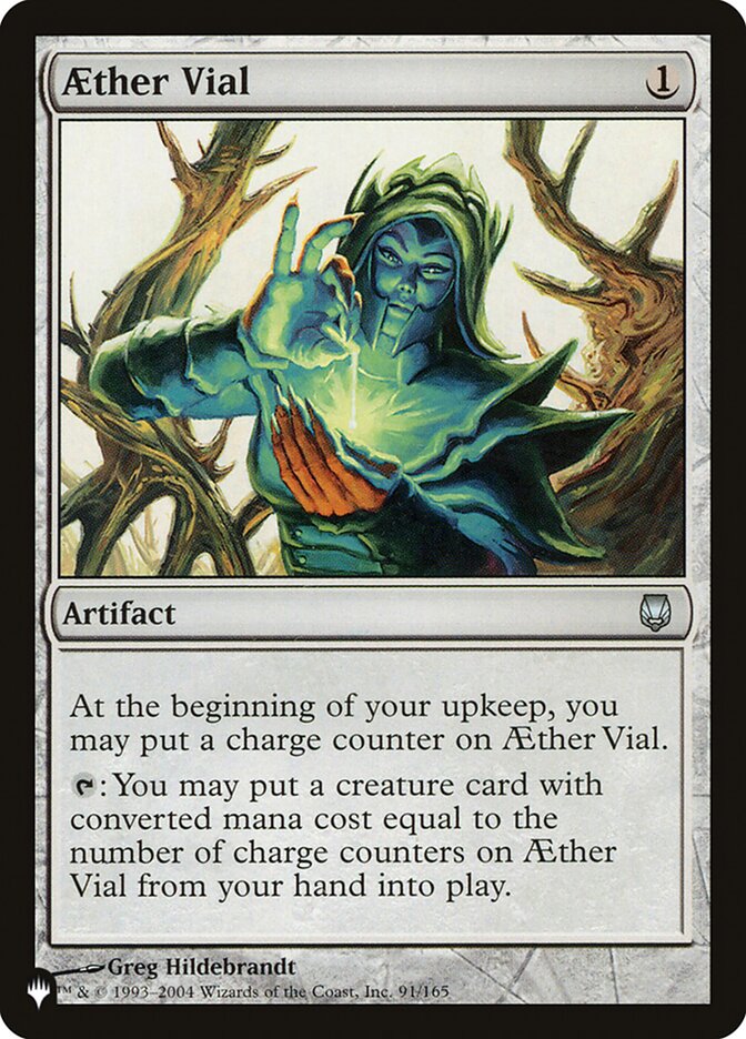 Aether Vial (The List) Near Mint