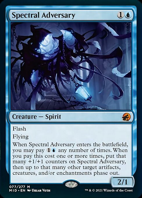 Spectral Adversary (Innistrad: Midnight Hunt) Light Play