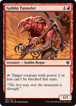 Goblin Tunneler (Conspiracy: Take the Crown) Near Mint