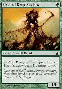Elves of Deep Shadow (Ravnica) Light Play Foil