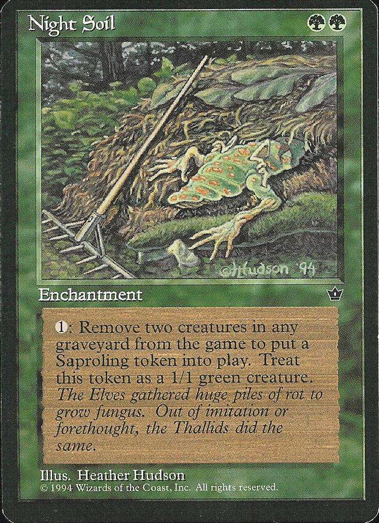 Night Soil (2) (Fallen Empires) Medium Play