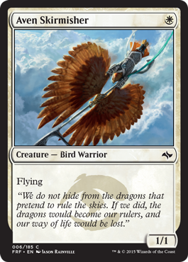Aven Skirmisher (Fate Reforged) Near Mint