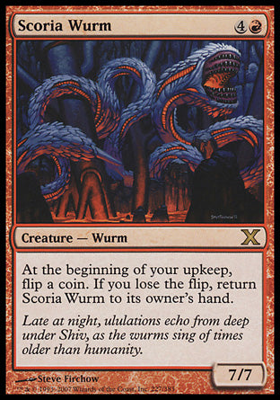 Scoria Wurm (10th Edition) Medium Play