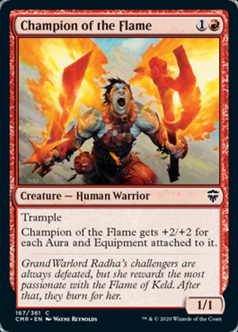 Champion of the Flame (Commander Legends) Near Mint Foil