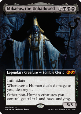 Mikaeus, the Unhallowed (Ultimate Box Toppers) Light Play Foil