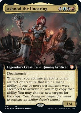 Ashnod the Uncaring (Extended Art) (Commander: The Brothers' War) Near Mint Foil