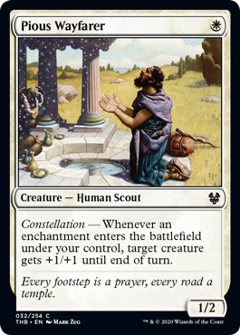 Pious Wayfarer (Theros Beyond Death) Near Mint
