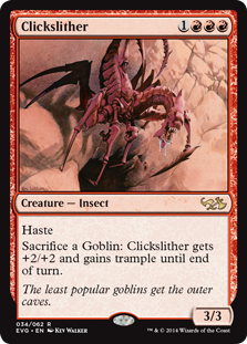 Clickslither (Duel Decks Anthology: Elves vs Goblins) Light Play