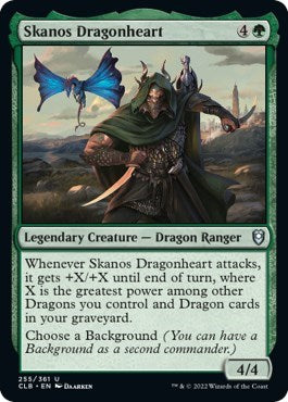 Skanos Dragonheart (Commander Legends: Battle for Baldur's Gate) Near Mint