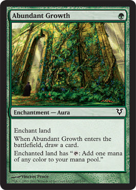 Abundant Growth (Avacyn Restored) Heavy Play