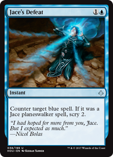 Jace's Defeat (Hour of Devastation) Medium Play