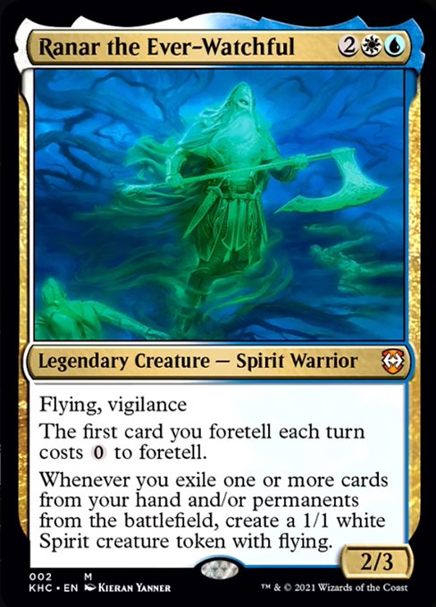 Ranar the Ever-Watchful (Commander 2021 Kaldheim) Near Mint Foil