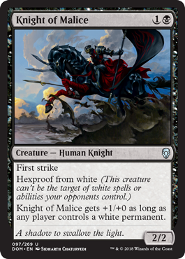 Knight of Malice (Dominaria) Near Mint