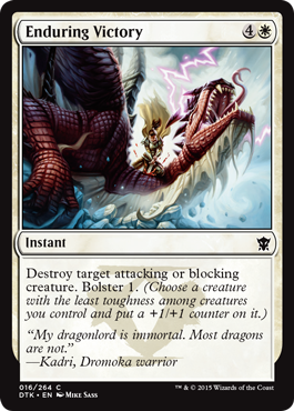 Enduring Victory (Dragons of Tarkir) Near Mint Foil