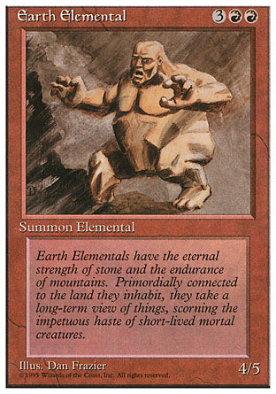 Earth Elemental (4th Edition) Medium Play