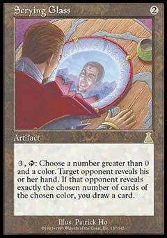 Scrying Glass (Urza's Destiny) Medium Play Foil