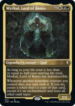 Myrkul, Lord of Bones (Etched Foil) (Commander Legends: Battle for Baldur's Gate) Light Play Foil
