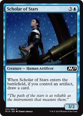 Scholar of Stars (Magic 2019 Core Set) Near Mint