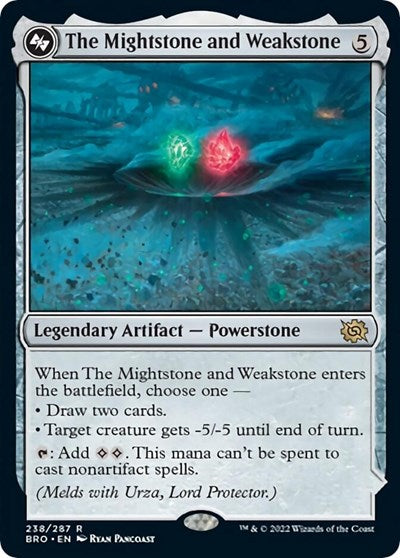 The Mightstone and Weakstone (The Brothers' War) Near Mint