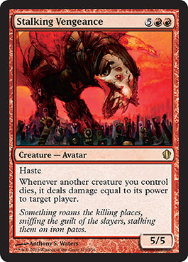 Stalking Vengeance (Commander 2013 Edition) Medium Play