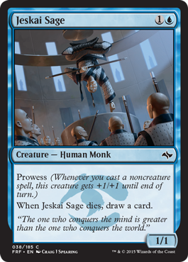 Jeskai Sage (Fate Reforged) Light Play