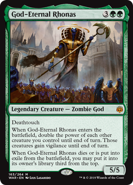 God-Eternal Rhonas (War of the Spark) Near Mint Foil