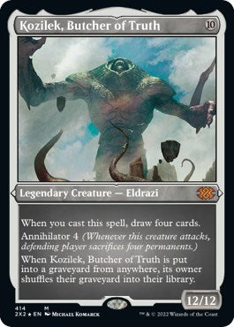 Kozilek, Butcher of Truth (Foil Etched) (Double Masters 2022) Near Mint Foil