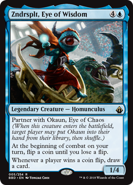 Zndrsplt, Eye of Wisdom (Battlebond) Medium Play Foil