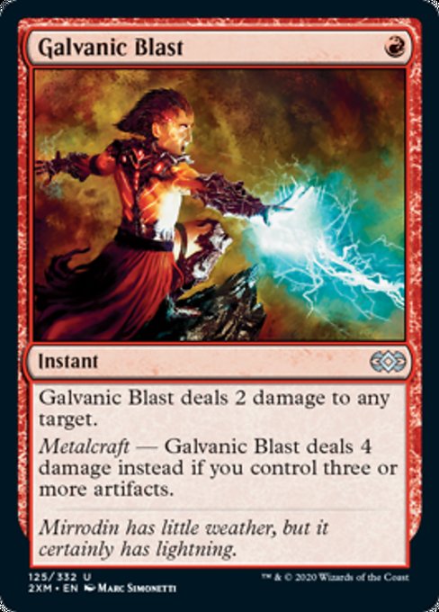 Galvanic Blast (Double Masters) Near Mint Foil