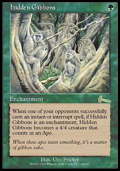 Hidden Gibbons (Urza's Legacy) Near Mint