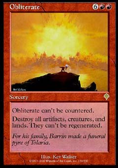 Obliterate (Invasion) Light Play