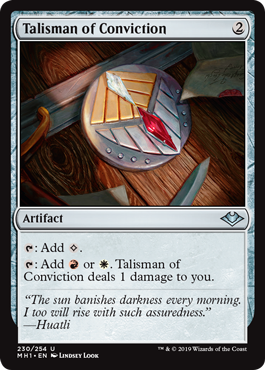 Talisman of Conviction (Modern Horizons) Near Mint Foil
