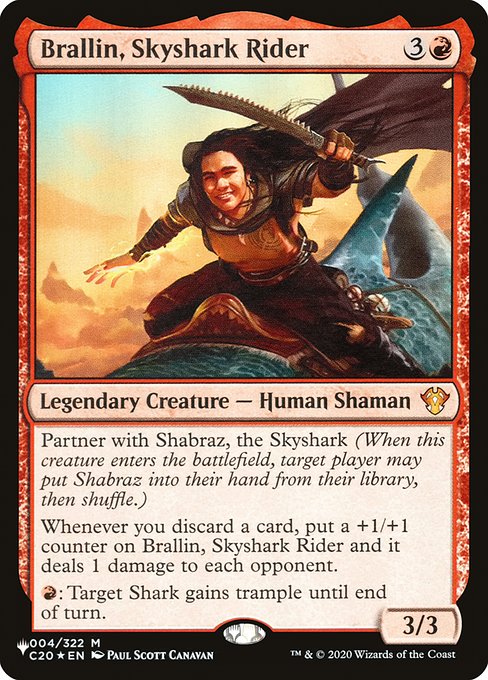 Brallin, Skyshark Rider (The List) Light Play