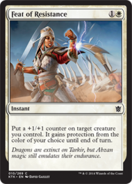 Feat of Resistance (Khans of Tarkir) Medium Play