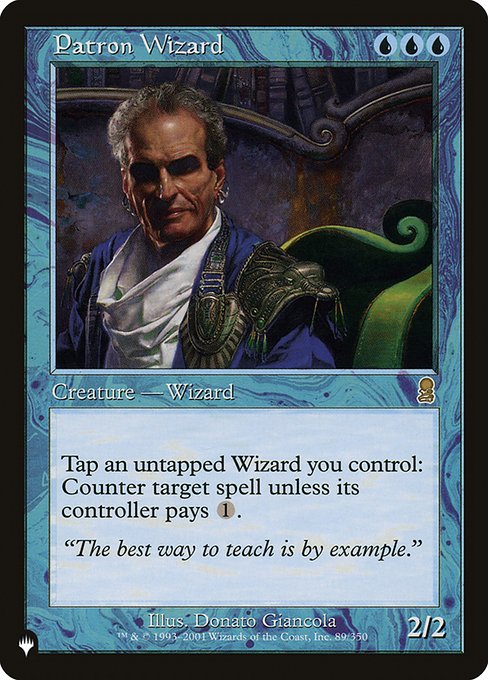 Patron Wizard (The List) Light Play