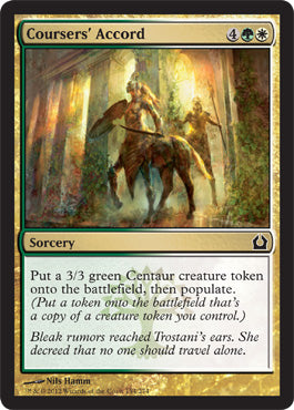 Coursers' Accord (Return to Ravnica) Near Mint Foil