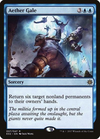 Aether Gale (Explorers of Ixalan) Light Play