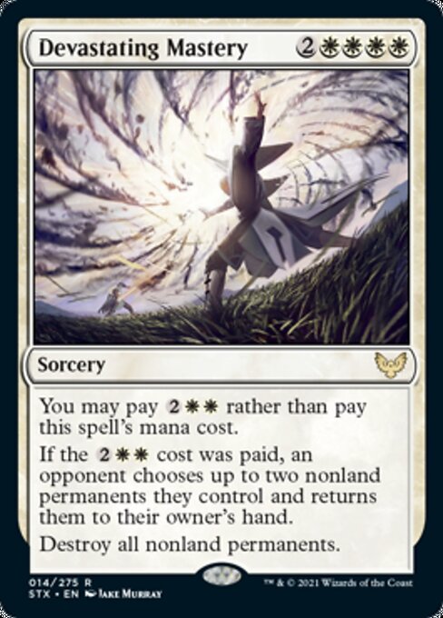 Devastating Mastery (Strixhaven) Light Play