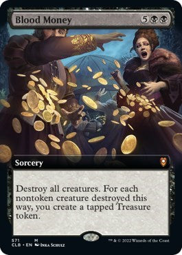 Blood Money (Extended Art) (Commander Legends: Battle for Baldur's Gate) Near Mint Foil
