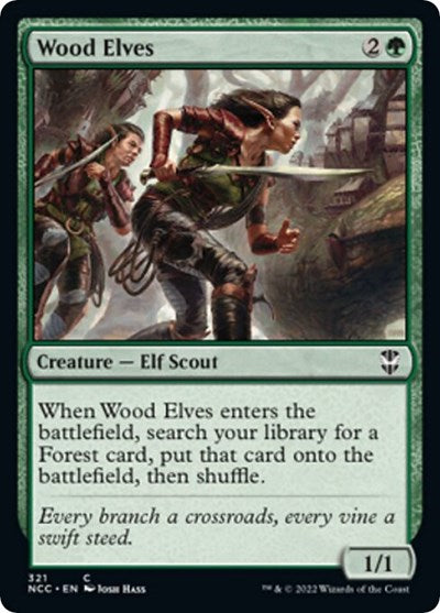 Wood Elves (Commander: Streets of New Capenna) Near Mint