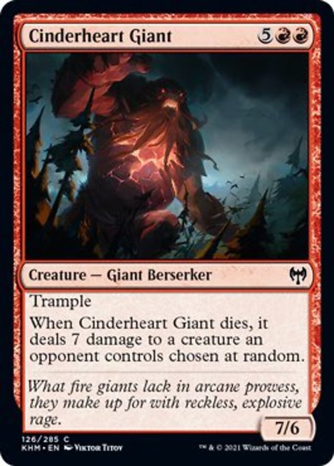 Cinderheart Giant (Kaldheim) Light Play