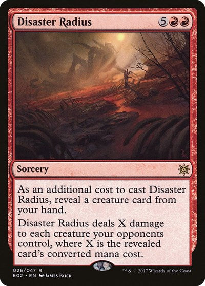 Disaster Radius (Explorers of Ixalan) Near Mint