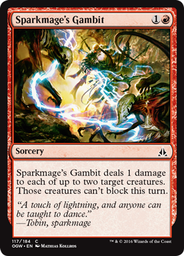 Sparkmage's Gambit (Oath of the Gatewatch) Near Mint Foil