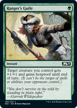 Ranger's Guile (Magic 2021 Core Set) Light Play