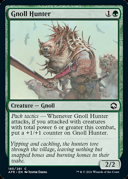 Gnoll Hunter (Adventures in the Forgotten Realms) Near Mint Foil