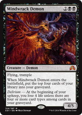 Mindwrack Demon (Shadows Over Innistrad) Near Mint