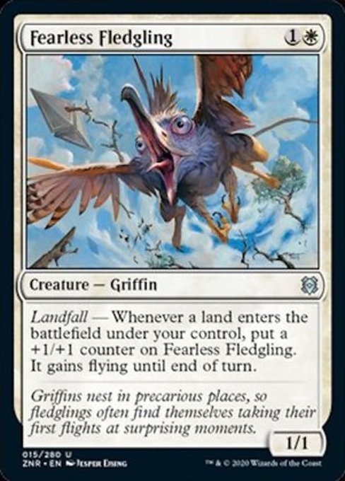 Fearless Fledgling (Zendikar Rising) Near Mint